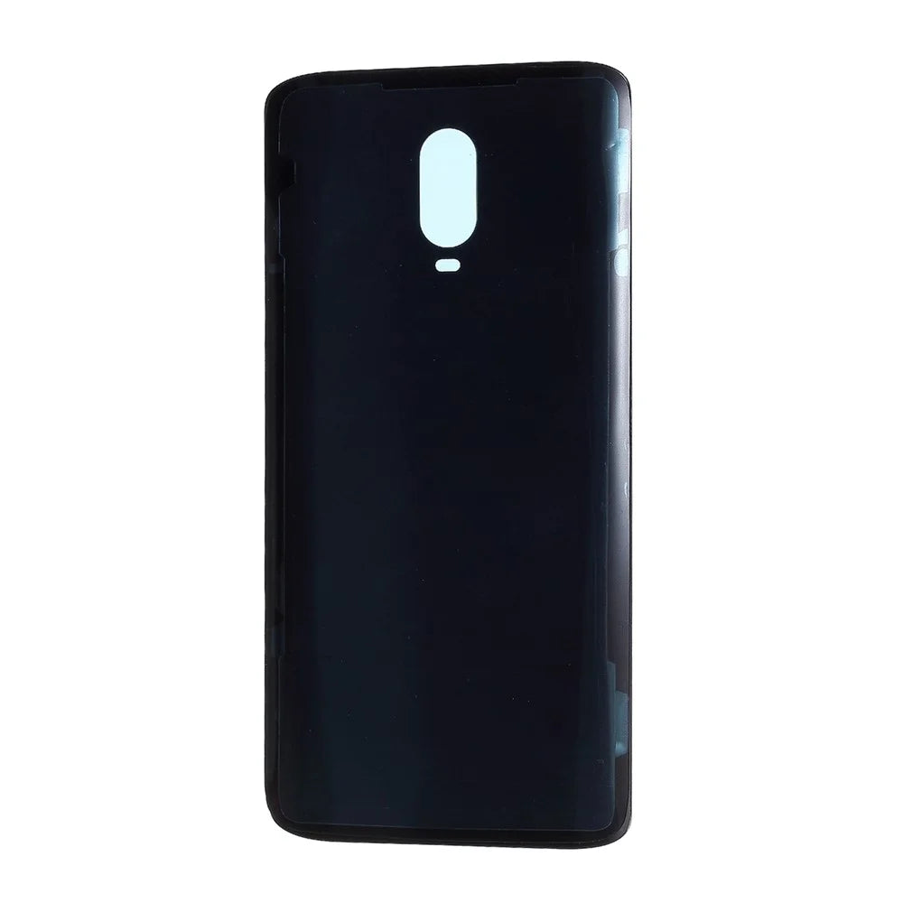Battery Housing Door Cover Part with Adhesive Sticker for OnePlus 6T - Metal Black - 4