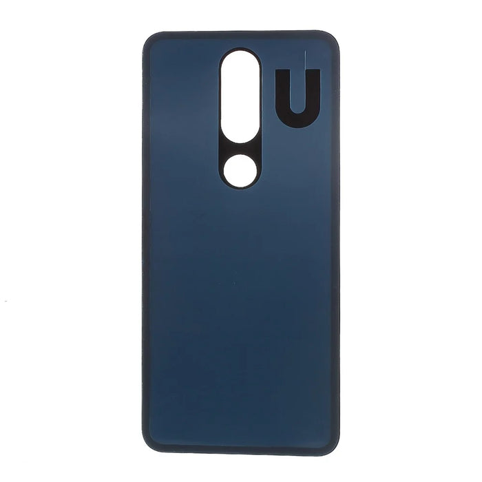 Battery Housing Door Replacement Part with Adhesive Sticker for Nokia 6.1 Plus/X6 - White - 2