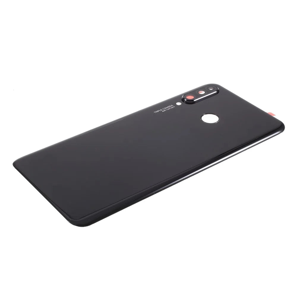 OEM Back Door Housing Replacement Part with 48MP Camera Lens Cover for Huawei P30 Lite - Black - 2