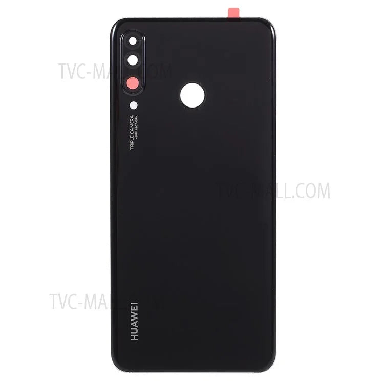OEM Back Door Housing Replacement Part with 48MP Camera Lens Cover for Huawei P30 Lite - Black - 5