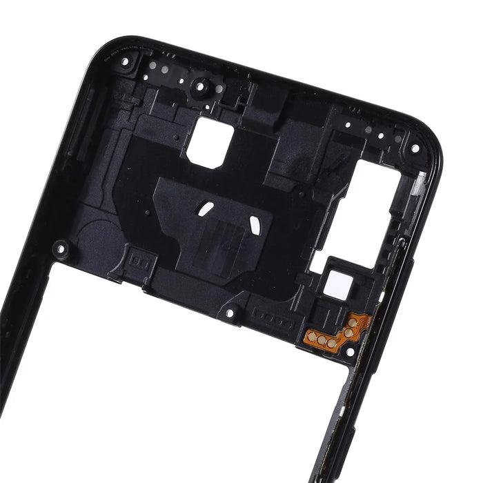 OEM Middle Plate Frame Repair Part (Plastic) for Samsung Galaxy A20 SM-A205F - Black - 2