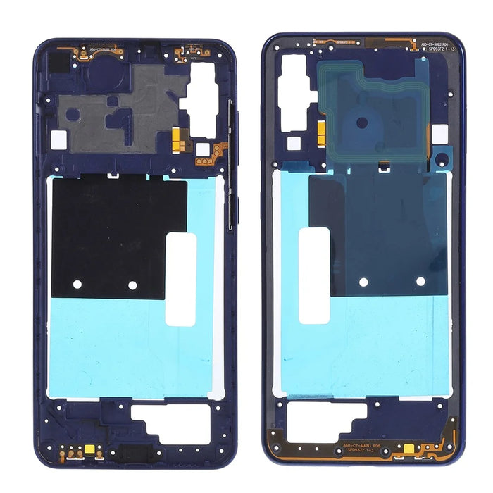 OEM Middle Plate Frame Part (Plastic) for Samsung Galaxy A60 SM-A606F - Blue - 1
