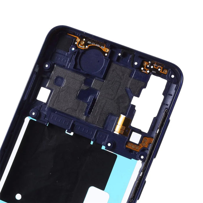 OEM Middle Plate Frame Part (Plastic) for Samsung Galaxy A60 SM-A606F - Blue - 2