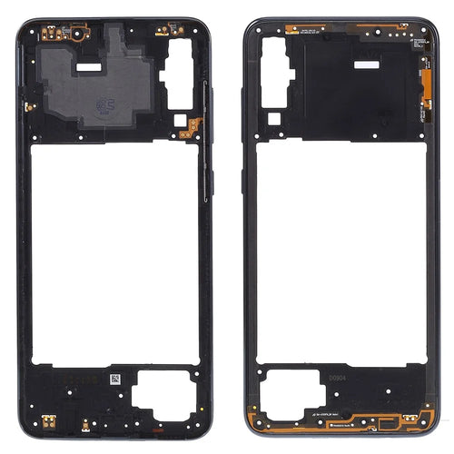 OEM Middle Plate Frame Repair Part (Plastic)  (without Logo) for Samsung Galaxy A70 SM-A705F - Black - 1