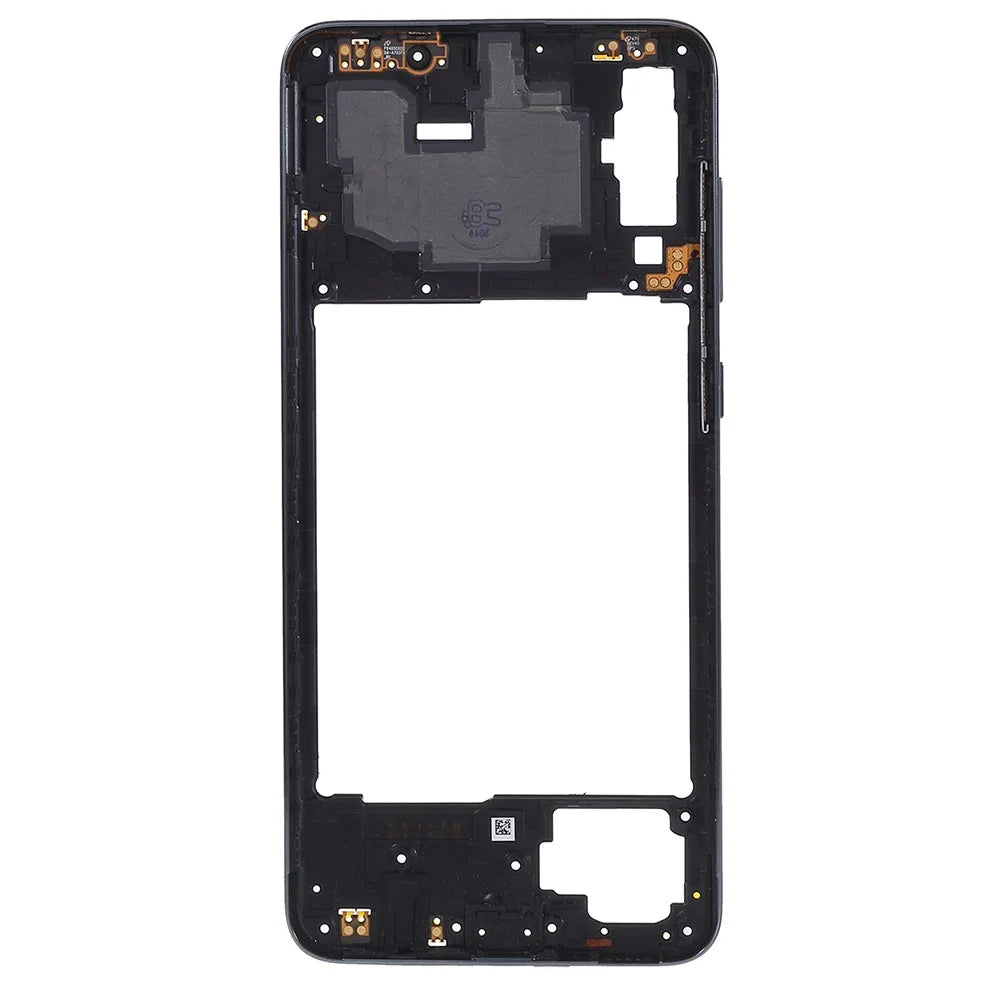 OEM Middle Plate Frame Repair Part (Plastic)  (without Logo) for Samsung Galaxy A70 SM-A705F - Black - 2