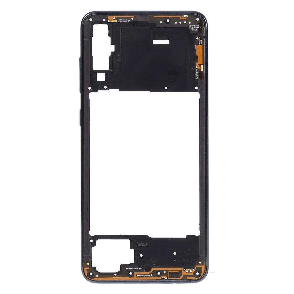 OEM Middle Plate Frame Repair Part (Plastic)  (without Logo) for Samsung Galaxy A70 SM-A705F - Black - 3