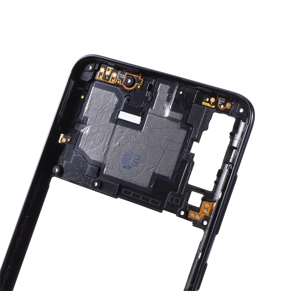 OEM Middle Plate Frame Repair Part (Plastic)  (without Logo) for Samsung Galaxy A70 SM-A705F - Black - 4
