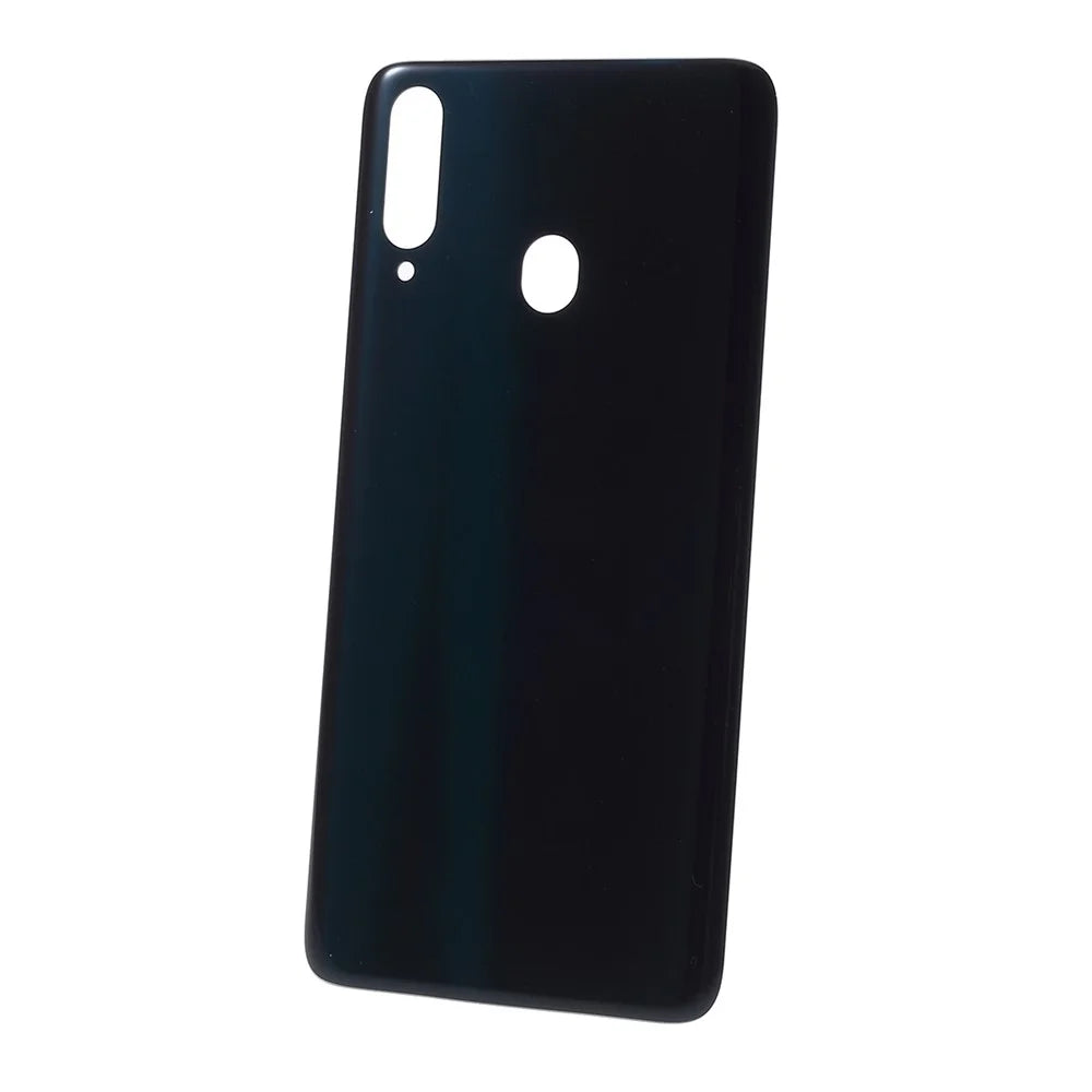 For Samsung Galaxy A20s SM-A207F OEM Plastic Battery Door Housing Cover without Adhesive Sticker - Black - 5