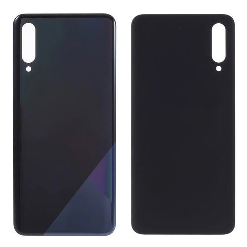 For Samsung Galaxy A30s SM-A307F OEM Plastic Battery Door Housing Cover without Adhesive Sticker - Black - 1