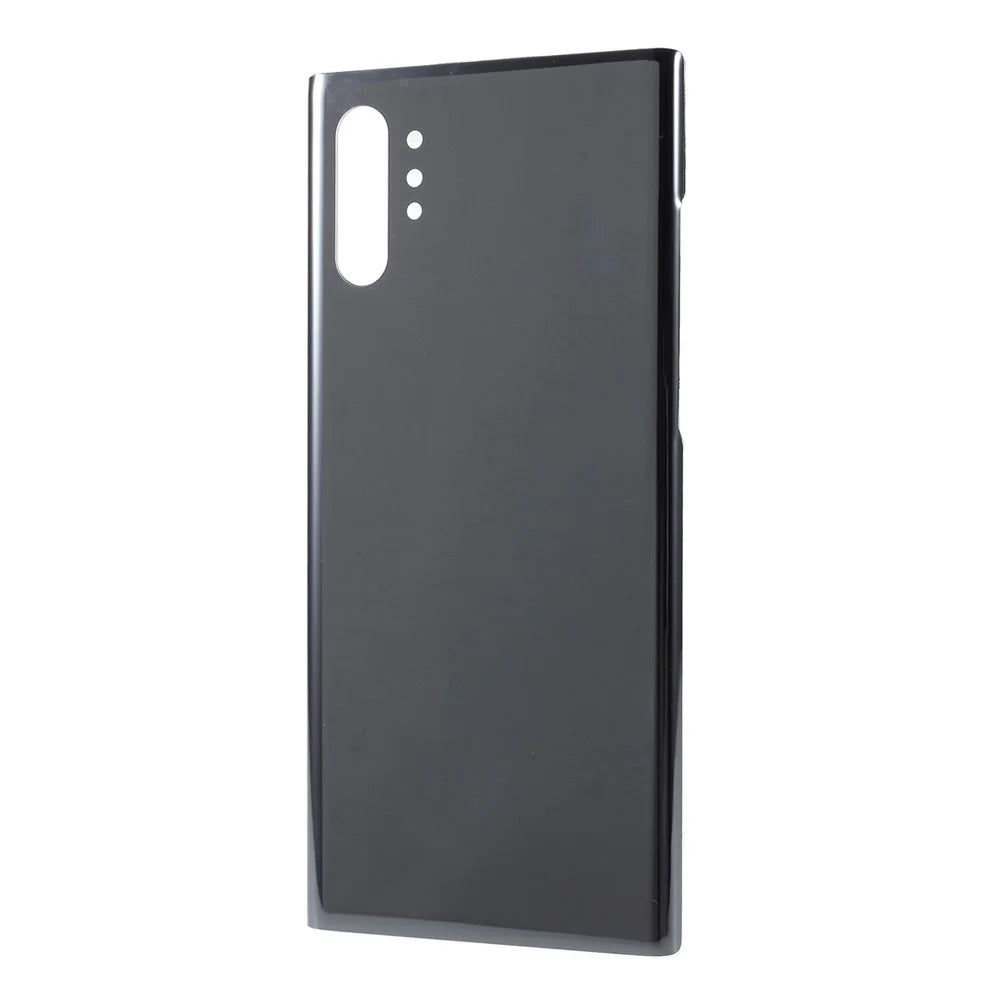 For Samsung Galaxy Note 10 Plus 4G N975 Glass Battery Housing Cover with Adhesive Sticker - Black - 4