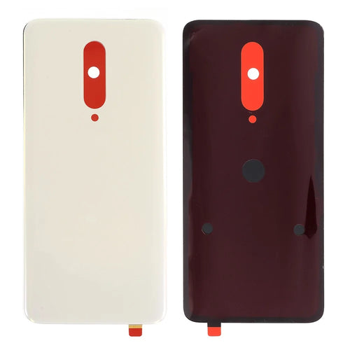 OEM Glass Battery Housing Cover with Adhesive Sticker for OnePlus 7 Pro - White - 1