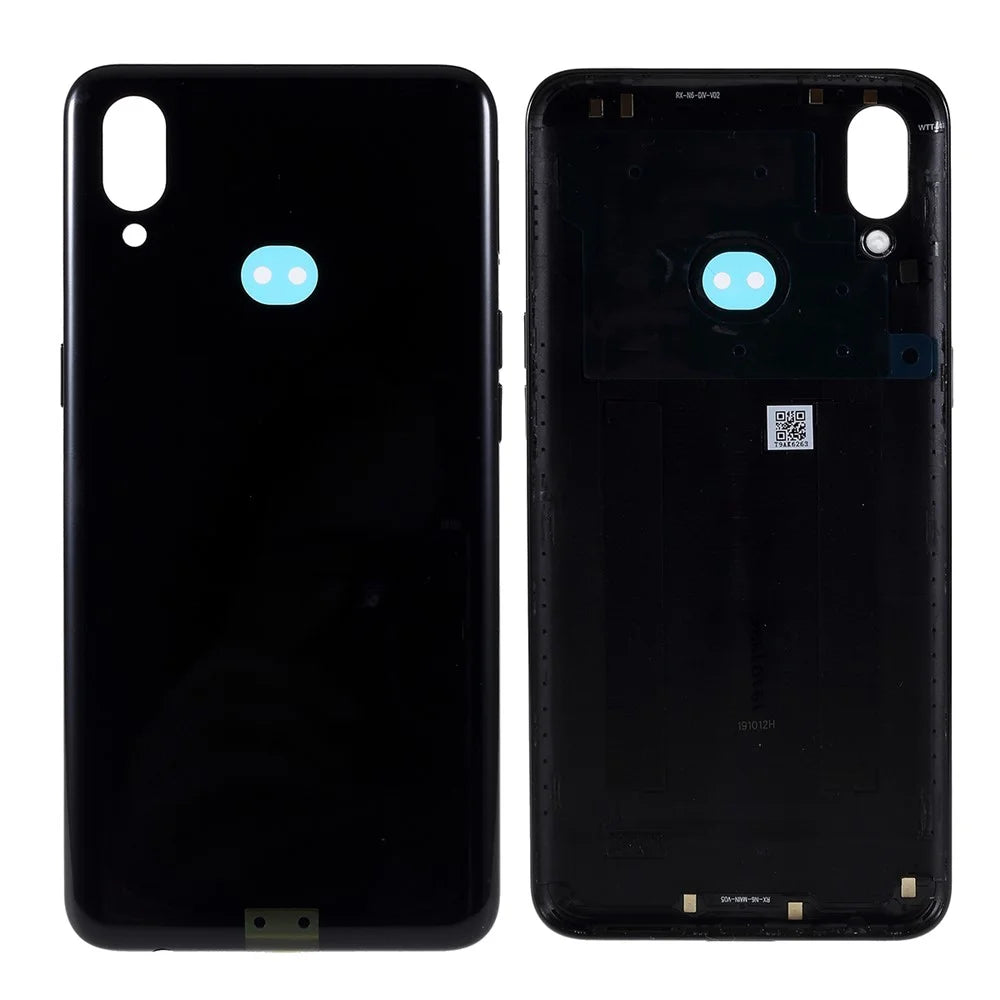For Samsung Galaxy A10s SM-A107F OEM Back Battery Housing Cover Replacement Part - Black - 1