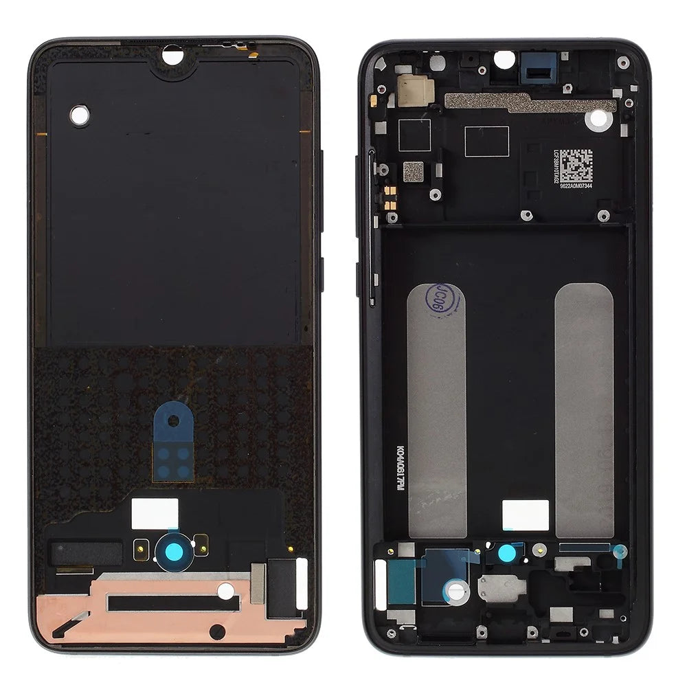 OEM Middle Plate Frame Replace Part (A Side) for Xiaomi Mi 9 Lite - Black - 1