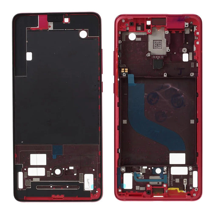 Middle Plate Frame Replacement Part (A Side) for Xiaomi Mi 9T - Red - 1