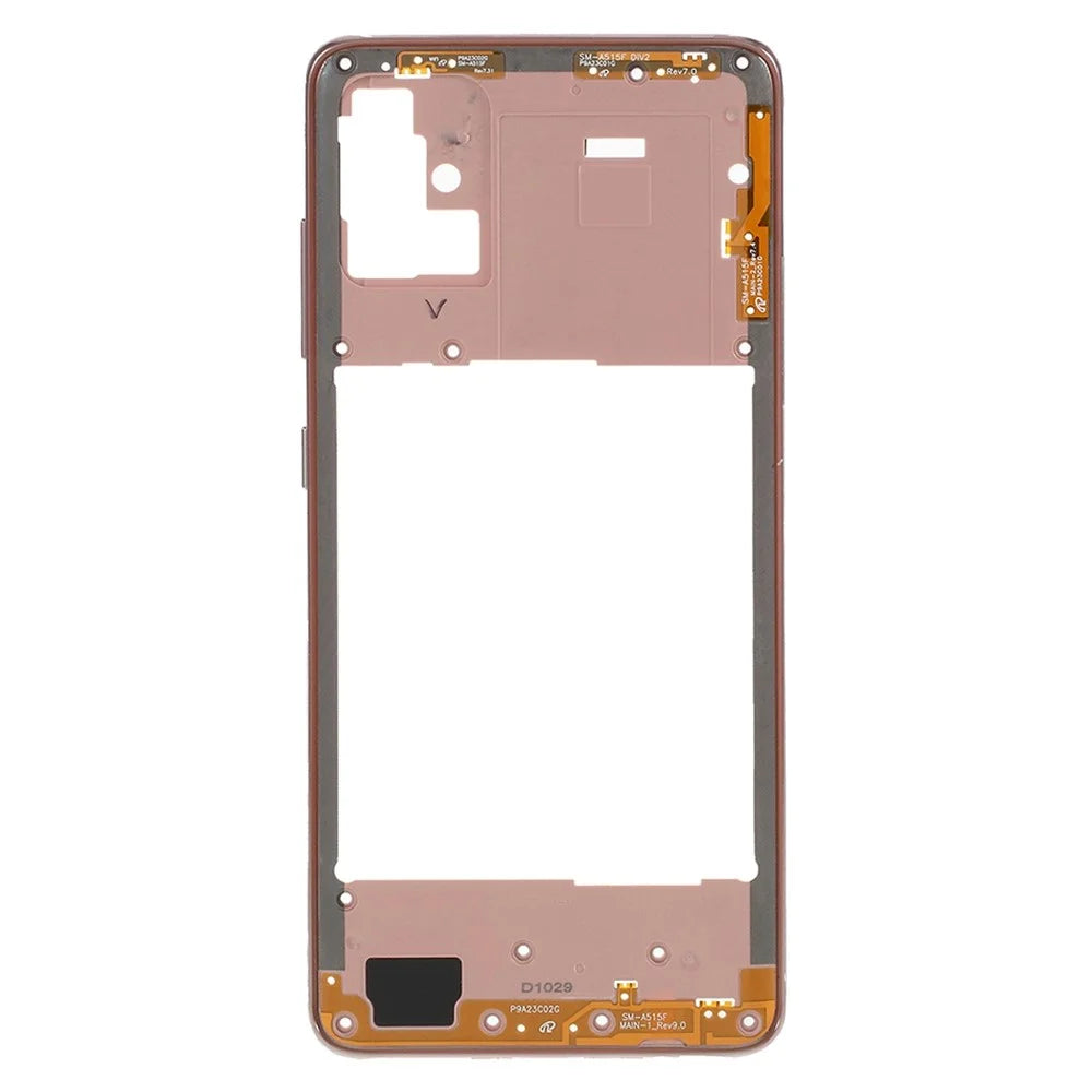 For Samsung Galaxy A51 A515 OEM Middle Frame Replacement Part (Without Logo) - Gold - 2