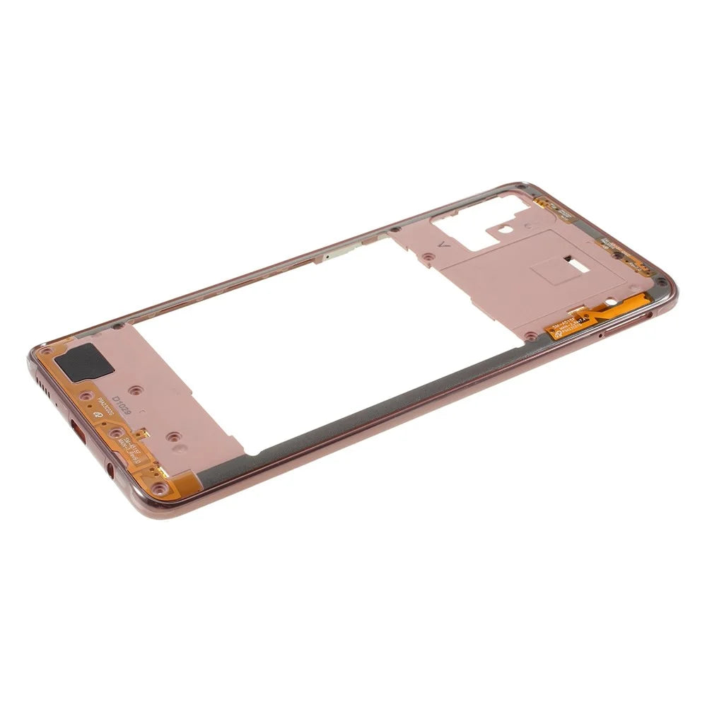 For Samsung Galaxy A51 A515 OEM Middle Frame Replacement Part (Without Logo) - Gold - 7