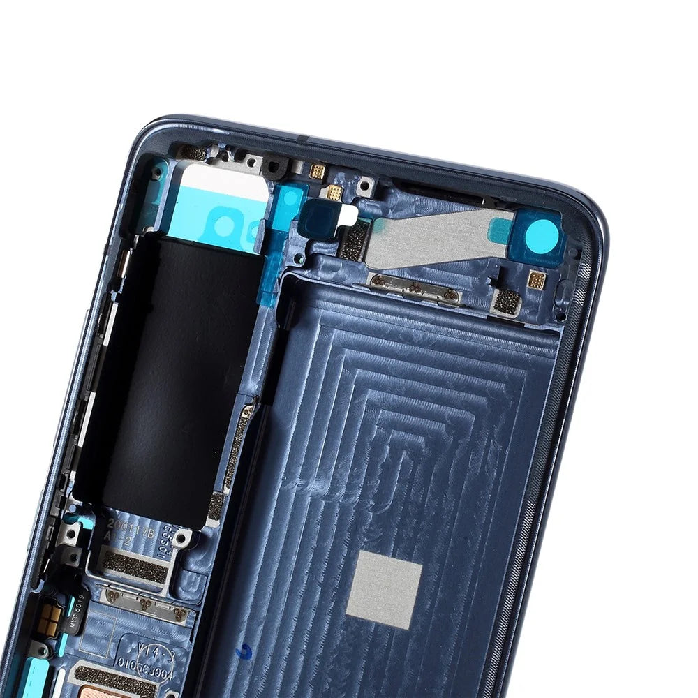 OEM Front Housing Frame Replace Part (A Side + Fingerprint) for Xiaomi Mi 10/Mi 10 Pro - Black - 2