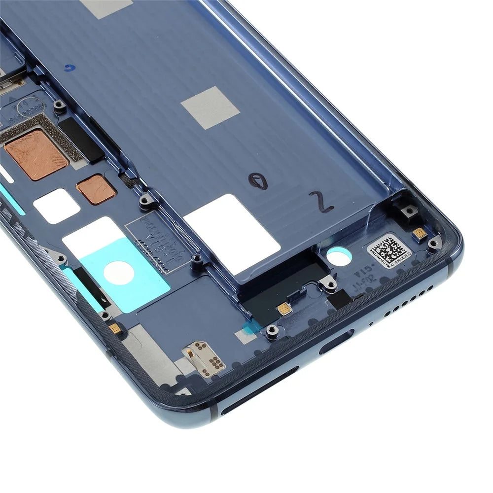 OEM Front Housing Frame Replace Part (A Side + Fingerprint) for Xiaomi Mi 10/Mi 10 Pro - Black - 3