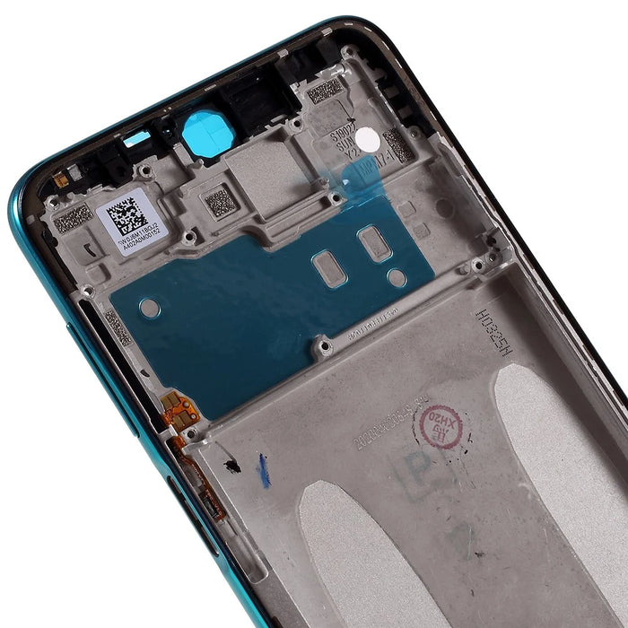 OEM Front Housing Frame Replace Part (A Side) for Xiaomi Redmi Note 9 Pro - Blue - 2
