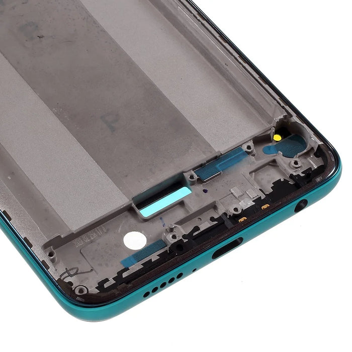 OEM Front Housing Frame Replace Part (A Side) for Xiaomi Redmi Note 9 Pro - Blue - 3