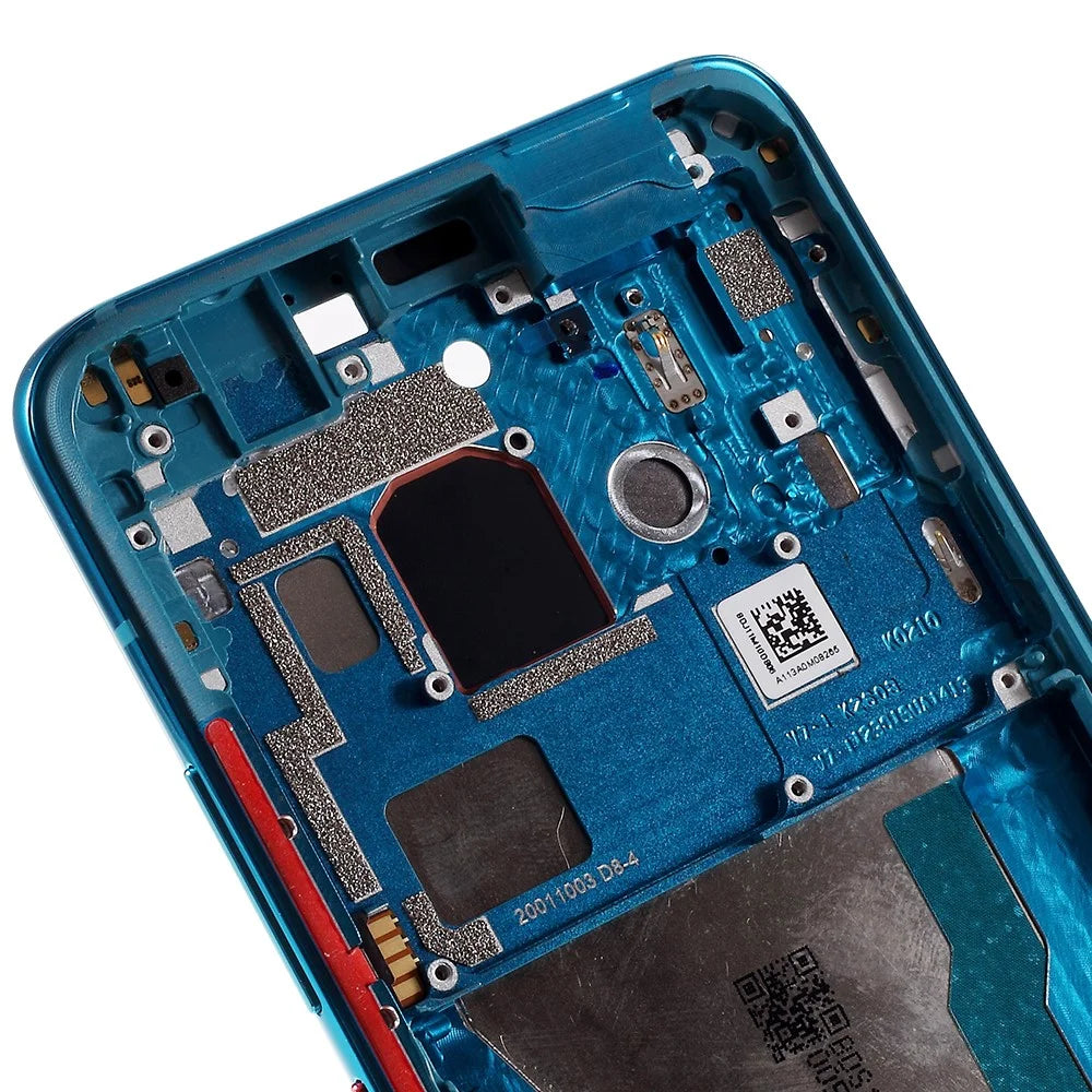 OEM Front Housing Frame Replace Part (A Side + Fingerprint) for Xiaomi Redmi K30 Pro/Xiaomi Poco F2 Pro - Blue - 2