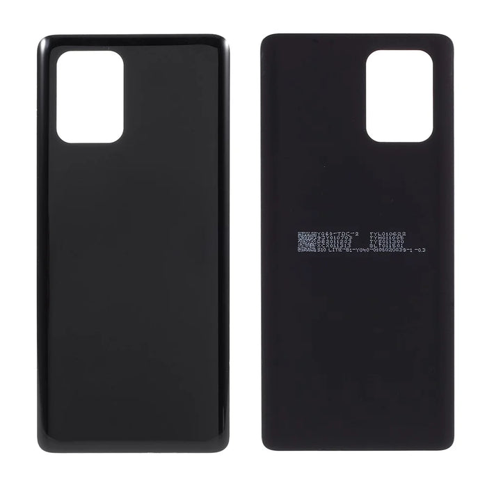 OEM for Samsung Galaxy A91/S10 Lite Back Battery Housing without Adhesive Sticker - Black - 1