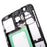 OEM Front Housing Frame Replacement Part for Samsung Galaxy J7 Prime / On7 (2016) - Black - 5
