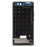 For Huawei P9 Lite/G9 Lite OEM Front Housing Frame + Earpiece Mesh Replace Part - Black - 1