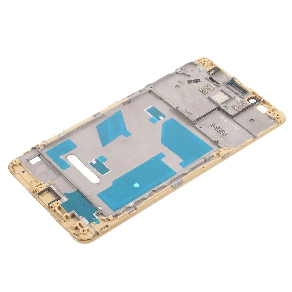 OEM Front Housing Frame + Earpiece Mesh Replace Part for Huawei Honor 5X - Gold Color - 3