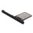 OEM SIM Card Tray Holder Slot with Dust Plug for Sony Xperia XA1 - Black - 2