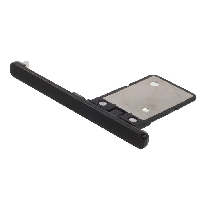 OEM SIM Card Tray Holder Slot with Dust Plug for Sony Xperia XA1 - Black - 2