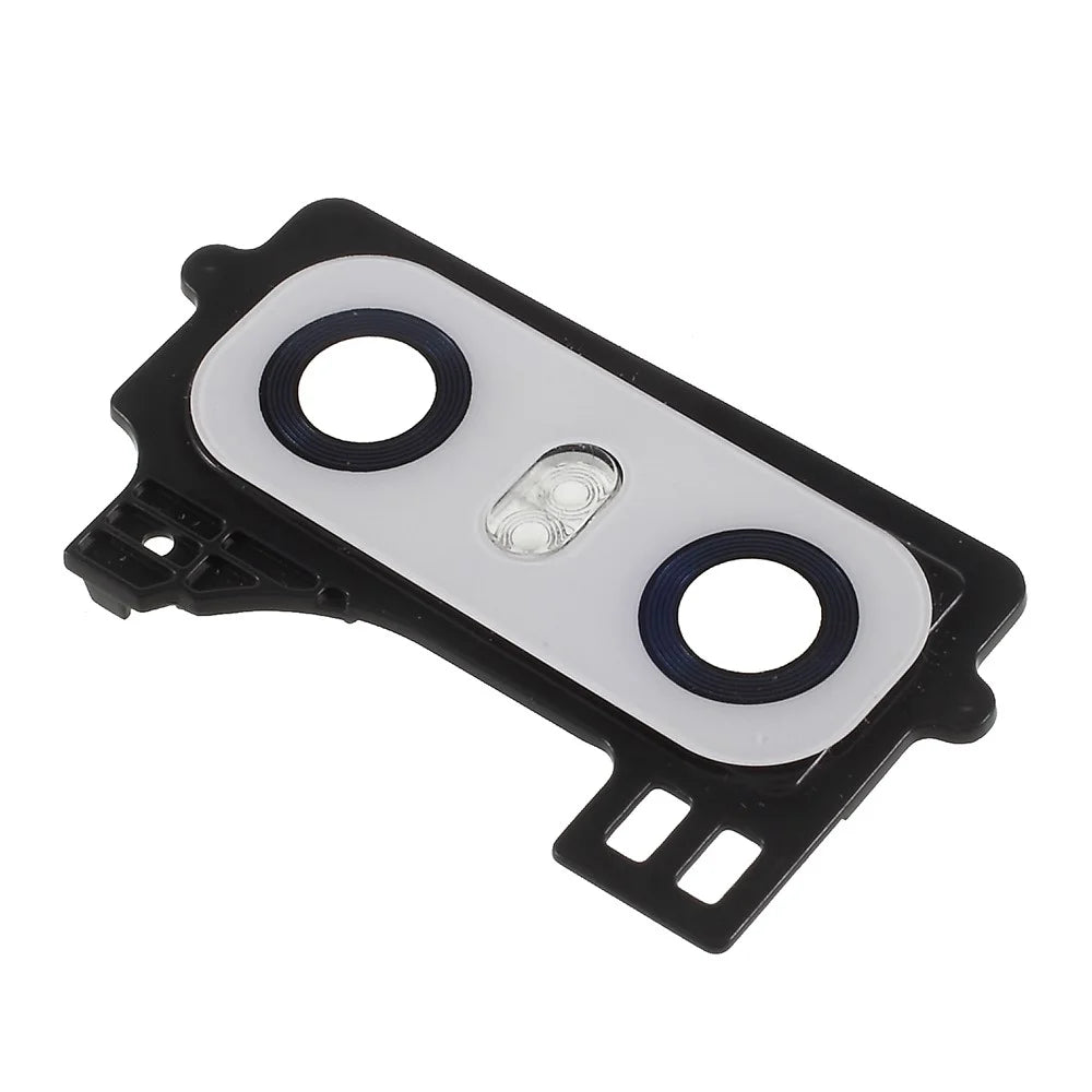 OEM Replacement Back Camera Lens Cover Ring + Bracket for LG G6 - White - 1