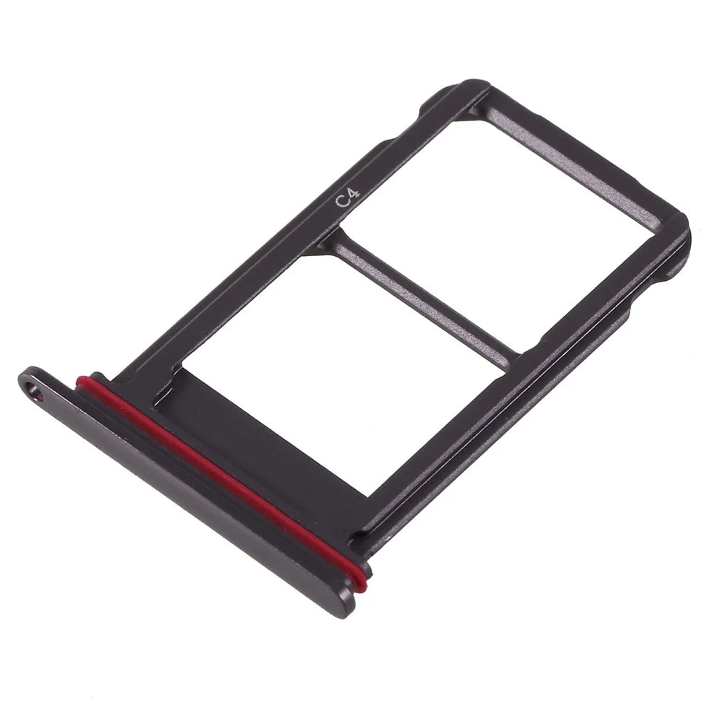 OEM Dual SIM Card Tray Holder for Huawei Mate 10 Pro - Black - 1
