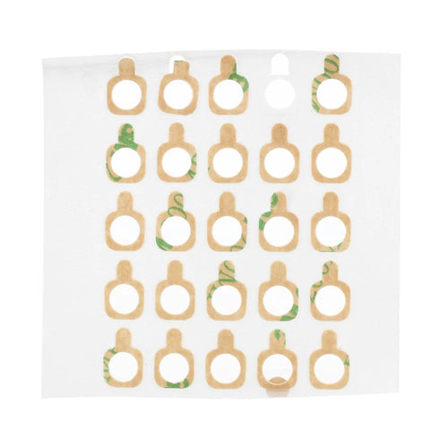 100PCS/Lot Camera Lens Ring Double Sided Adhesive Stickers for Samsung Smartphones, Outer Dia: 9mm, Inner Dia: 5mm - 1