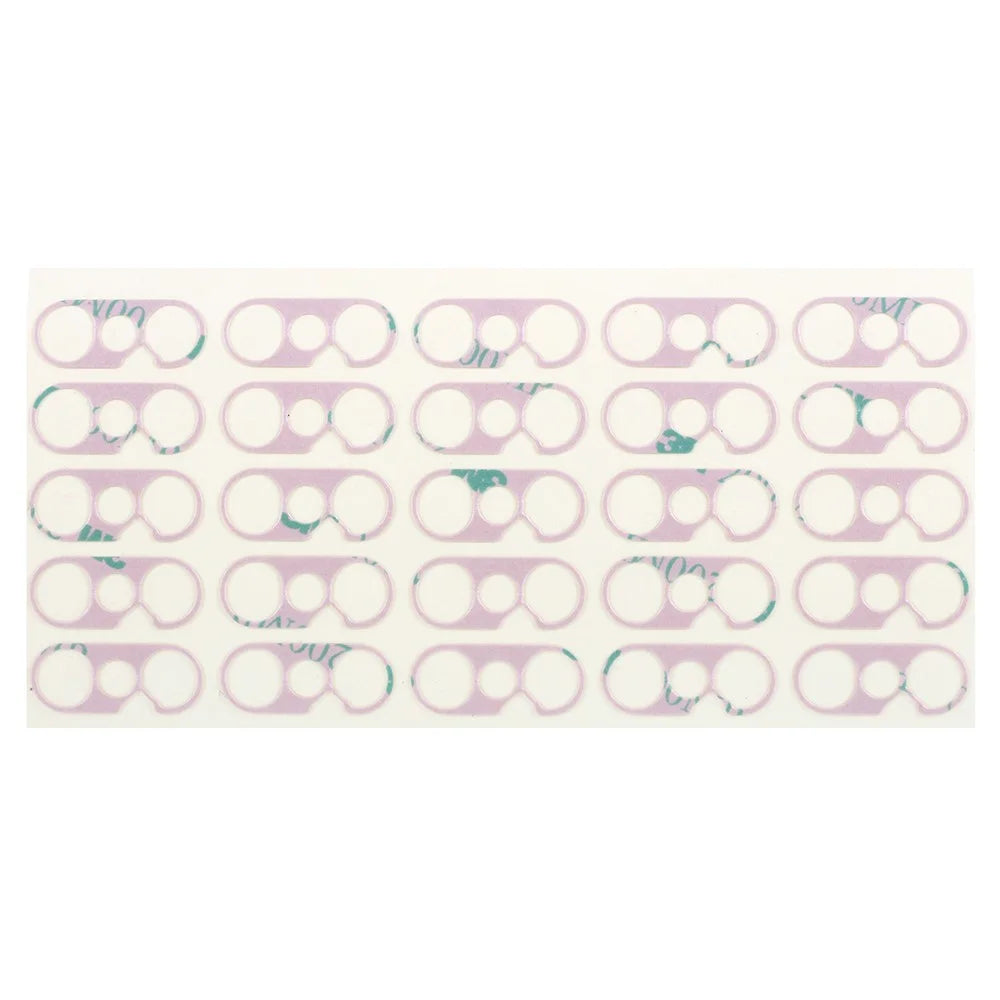 100Pcs/Lot Adhesive Stickers for iPhone X / XS / XS Max Rear Back Camera Glass Lens Cover - 2