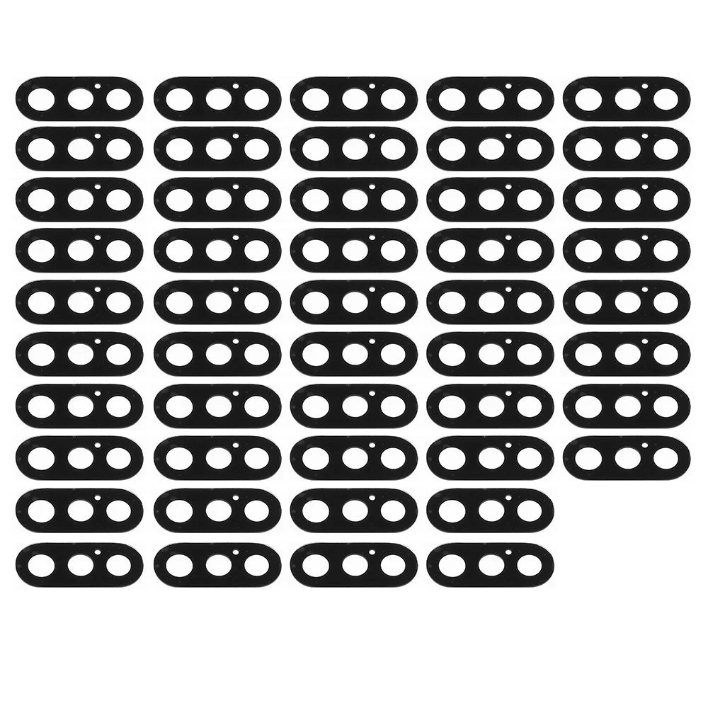 50Pcs / Lot for iPhone X Rear Camera Glass Lens Cover Replacement (without Logo) - 2