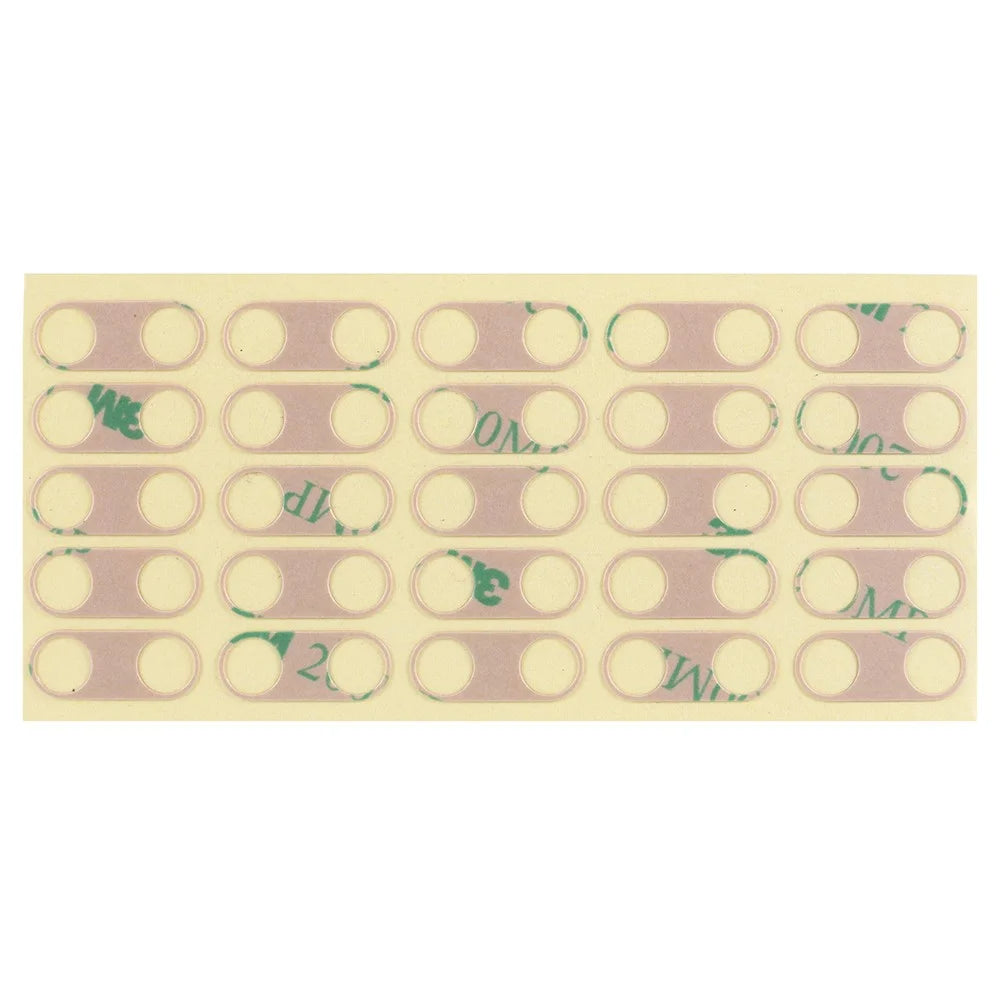100Pcs/Set Adhesive Sticker for iPhone 8 Plus / 7 Plus Rear Back Camera Glass Lens Cover - 2