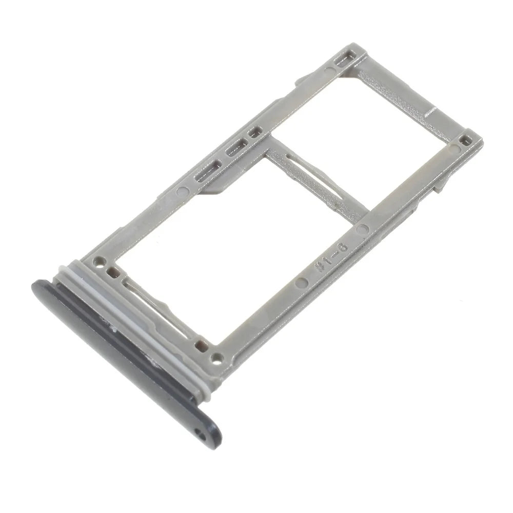 For Samsung Galaxy S9+ SM-G965/S9 SM-G960 OEM SIM/Micro SD Card Tray Holder Replace Part - Black - 1