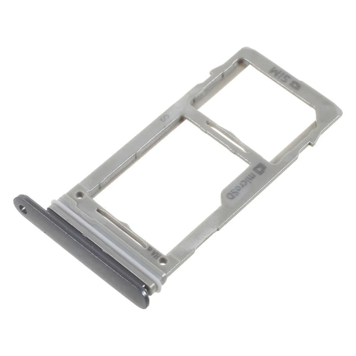 For Samsung Galaxy S9+ SM-G965/S9 SM-G960 OEM SIM/Micro SD Card Tray Holder Replace Part - Black - 3