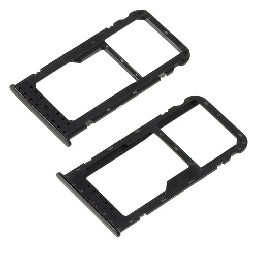 OEM Dual SIM MicroSD Card Tray Slot for Huawei Honor 6C Pro/Honor V9 Play - Black - 1