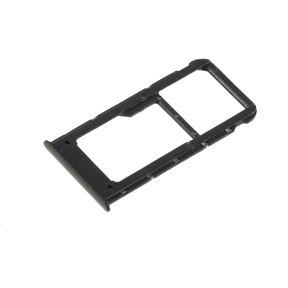 OEM Dual SIM Micro SD Card Tray Slot Part for Huawei P Smart/Enjoy 7S - Black - 2