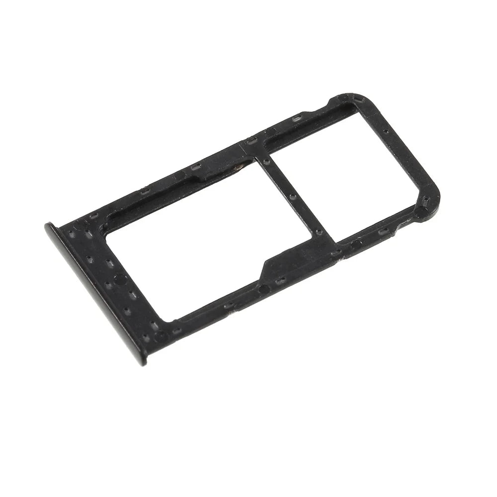 OEM Dual SIM Micro SD Card Tray Slot Part for Huawei P Smart/Enjoy 7S - Black - 3
