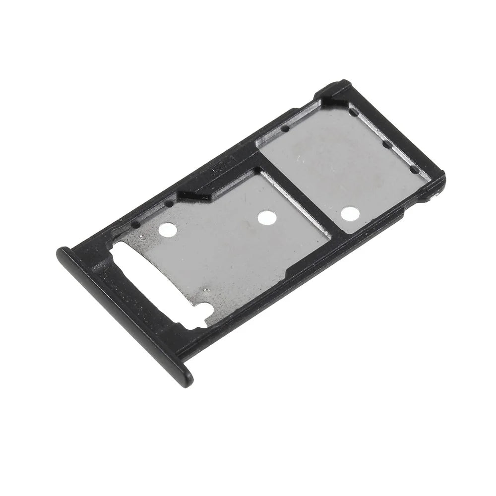 OEM Dual SIM MicroSD Card Tray Slot Holder for Huawei Y7 Prime / Enjoy 7 Plus - Black - 2