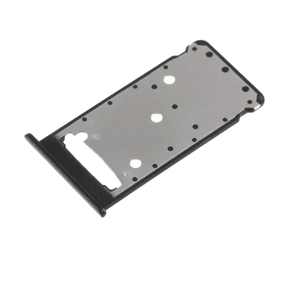 OEM Dual SIM MicroSD Card Tray Slot Holder for Huawei Y7 Prime / Enjoy 7 Plus - Black - 3