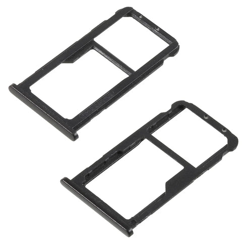 OEM Dual SIM Card Tray Holder Slot for Huawei Mate 10 Lite / nova 2i - Black - 1