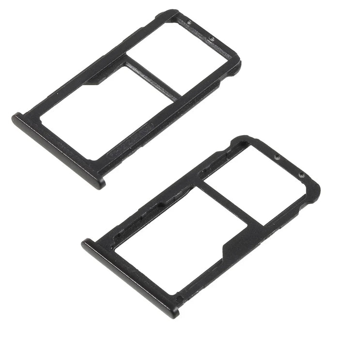 OEM Dual SIM Card Tray Holder Slot for Huawei Mate 10 Lite / nova 2i - Black - 1