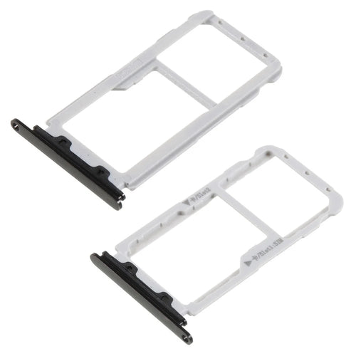 OEM Dual SIM MicroSD Card Tray Slot Holder for Huawei nova 2 plus - Black - 1