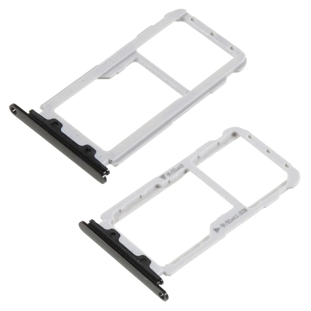 OEM Dual SIM MicroSD Card Tray Slot Holder for Huawei nova 2 plus - Black - 1