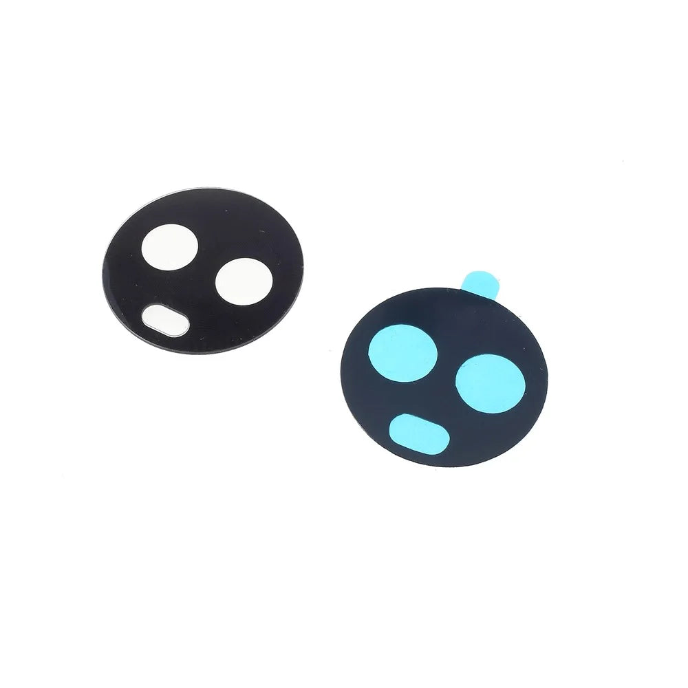 OEM Rear Glass Camera Lens Cover + Adhesive Sticker for Motorola Moto X4 / X (4th gen.) - Black - 2