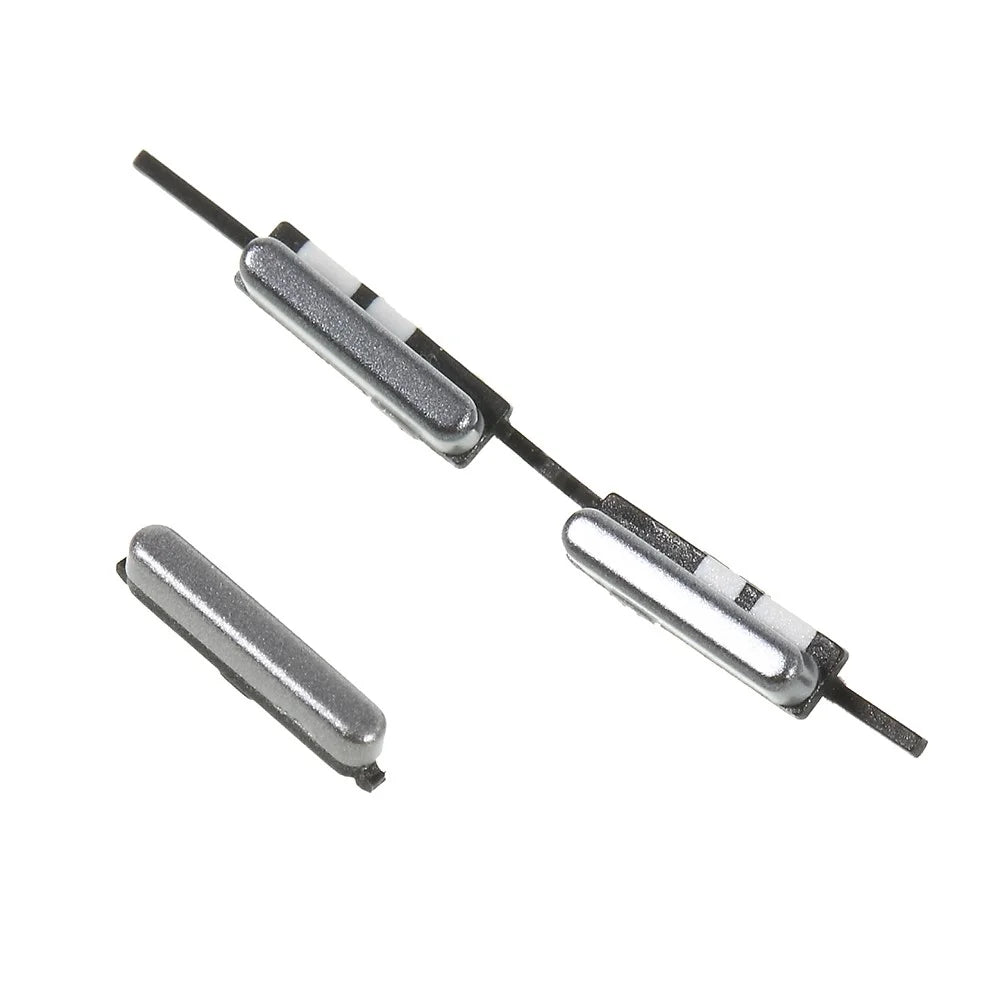 OEM Side Key Set Power and Volume Buttons Part for Samsung Galaxy Samsung Galaxy J5 (2016) J510  / Galaxy J7 (2016) J710 - Silver - 2
